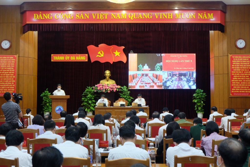 Thành ủy Đà Nẵng tổ chức Hội nghị lần thứ 5 Ban Chấp hành Đảng bộ thành phố khóa XXII 