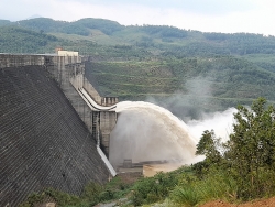 Quảng Nam: Vận hành hạ thấp mực nước hồ chứa thủy điện Sông Tranh 2