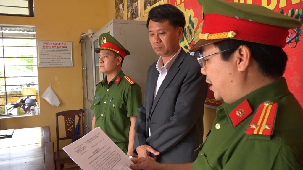 Đối tượng Huy bị khởi tố, bắt tạm giam