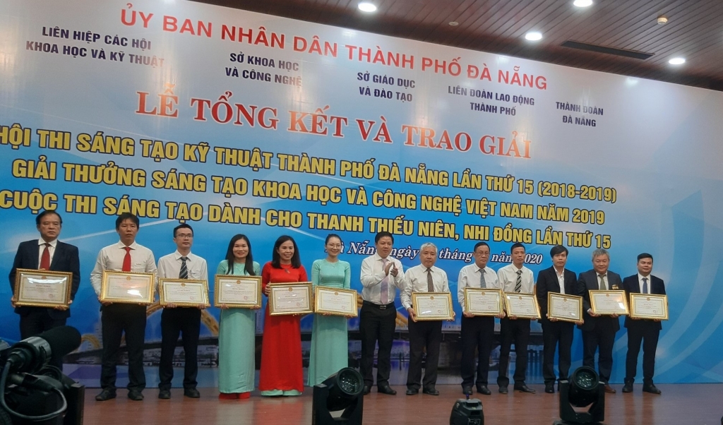 Đà Nẵng: Trao giải Hội thi sáng tạo kỹ thuật thành phố lần thứ 15