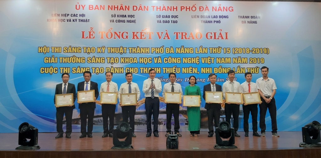 Đà Nẵng: Trao giải Hội thi sáng tạo kỹ thuật thành phố lần thứ 15