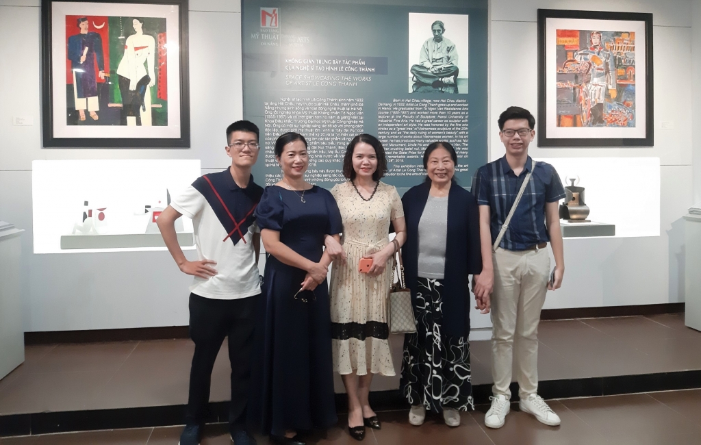 Đà Nẵng: Tiếp nhận hiện vật cổ và ra mắt khu trưng bày tác phẩm của cố nghệ sĩ Lê Công Thành