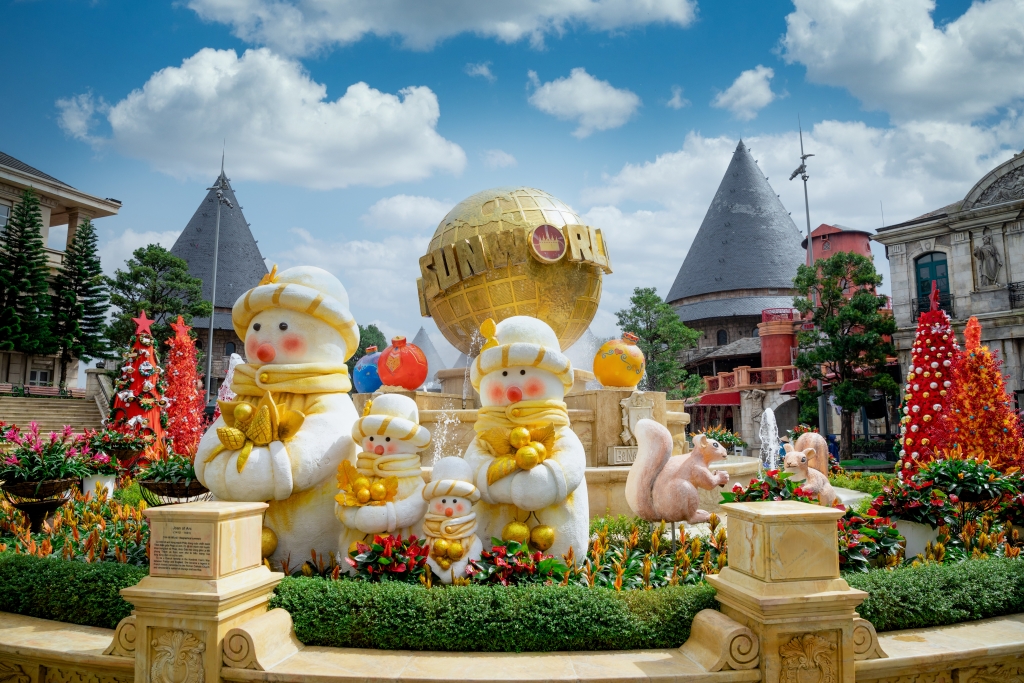 Sun World Ba Na Hills và mùa Giáng sinh phủ đầy tuyết trắng