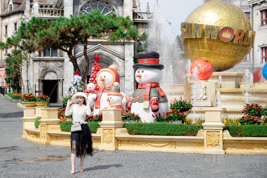 Sun World Ba Na Hills và mùa Giáng sinh phủ đầy tuyết trắng