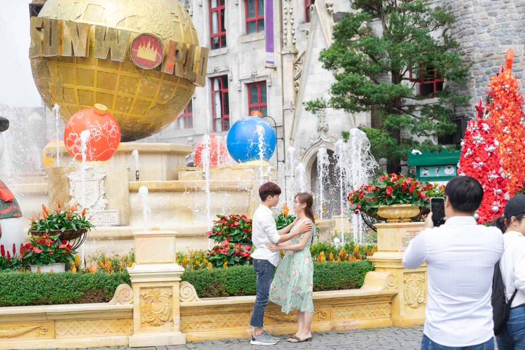 Sun World Ba Na Hills và mùa Giáng sinh phủ đầy tuyết trắng