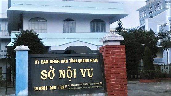 Trụ sở Sở Nội vụ tỉnh Quảng Nam (Ảnh CTV)