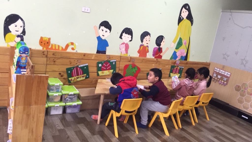 Hà Nội rét đậm: Nhiều học sinh mầm non nghỉ học