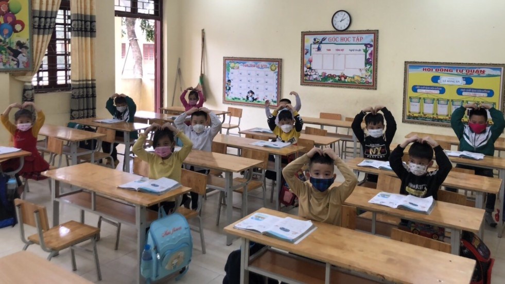 Hà Nội: Huyện đầu tiên hoàn thành kiểm tra học kỳ trực tiếp với học sinh lớp 1, 2