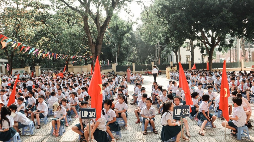 Học sinh trường Tiểu học Bát Tràng chăm ngoan, học giỏi