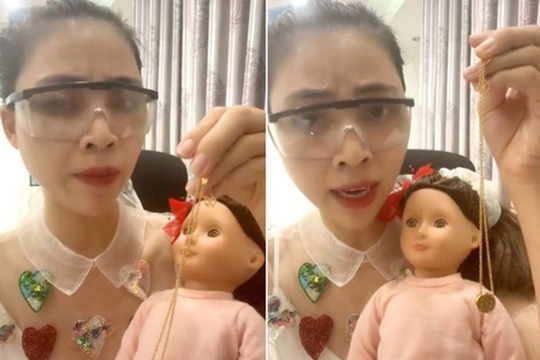 Hình ảnh cắt từ video gây tranh cãi của Youtuber Thơ Nguyễn