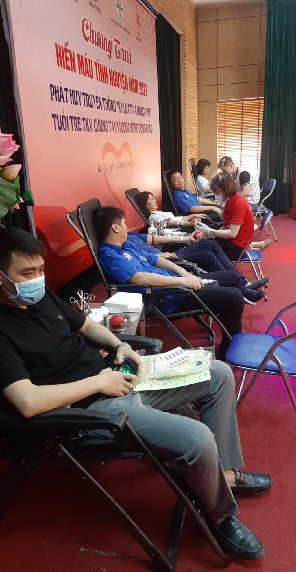 Tuổi trẻ Tập đoàn hào hứng với công việc hiến máu tình nguyện