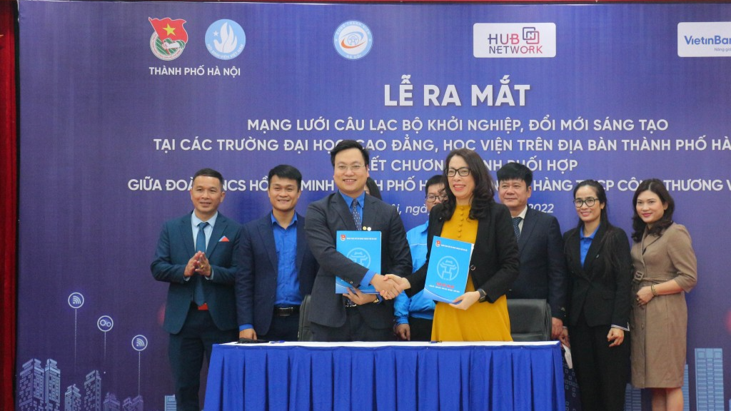 Thành đoàn Hà Nội – Đại học Quốc gia Hà Nội và Ngân hàng Vietinbank ký kết hợp tác