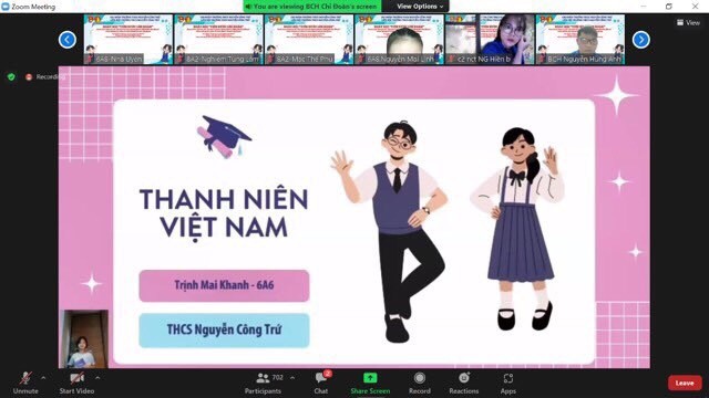 Ngày hội Tiến bước lên Đoàn của học sinh Hà Nội