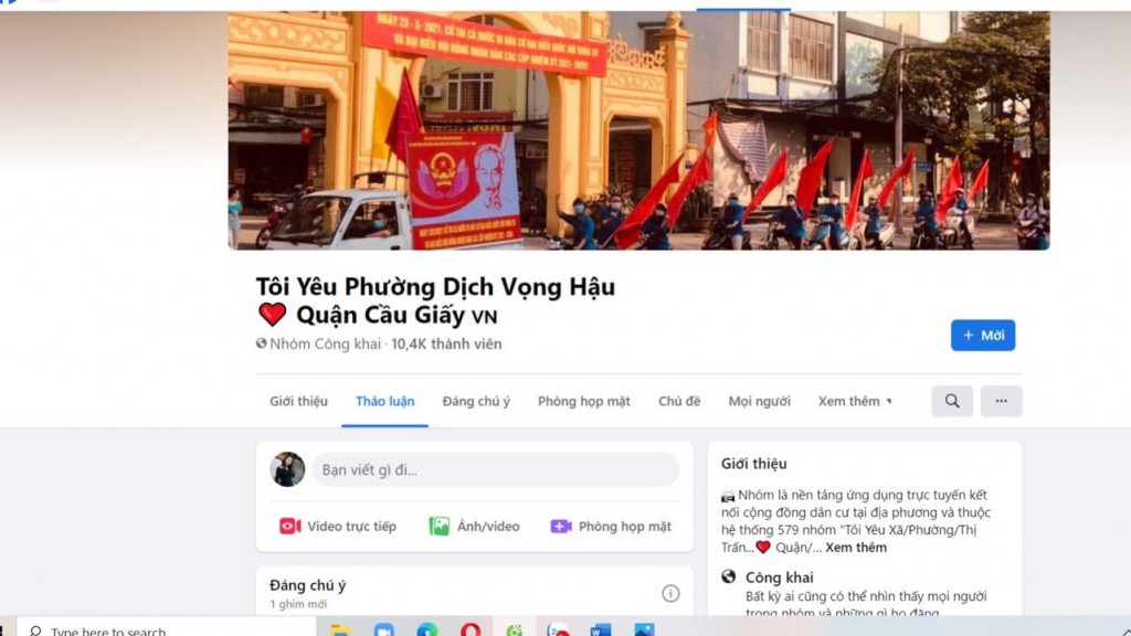 Nhóm Tôi Yêu Phường Dịch Vọng Hậu - Quận Cầu Giấy