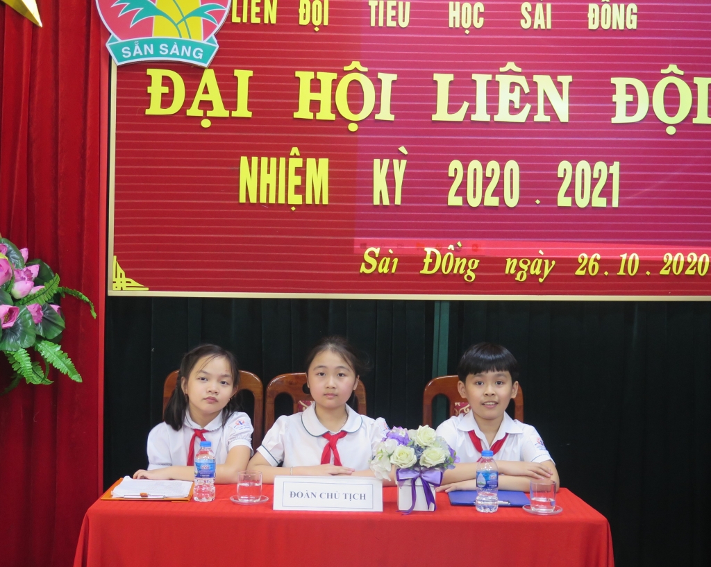 Liên đội Tiểu học Sài Đồng tổ chức Đại hội Liên Đội