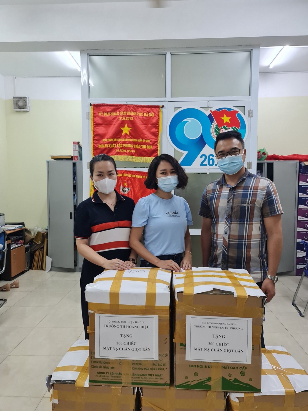 Tuổi trẻ Ba Đình chung tay phòng chống dịch Covid-19