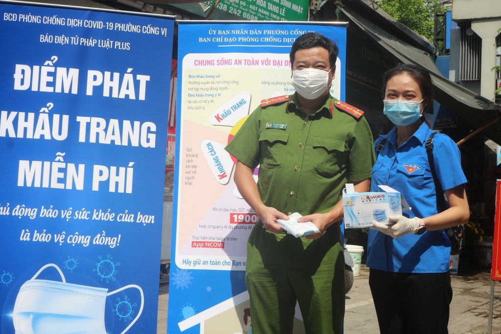 Tuổi trẻ Ba Đình chung tay phòng chống dịch Covid-19