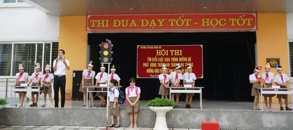Một trong những hoạt động sôi nổi tại trường Tiểu học Đoàn Kết, Long Biên
