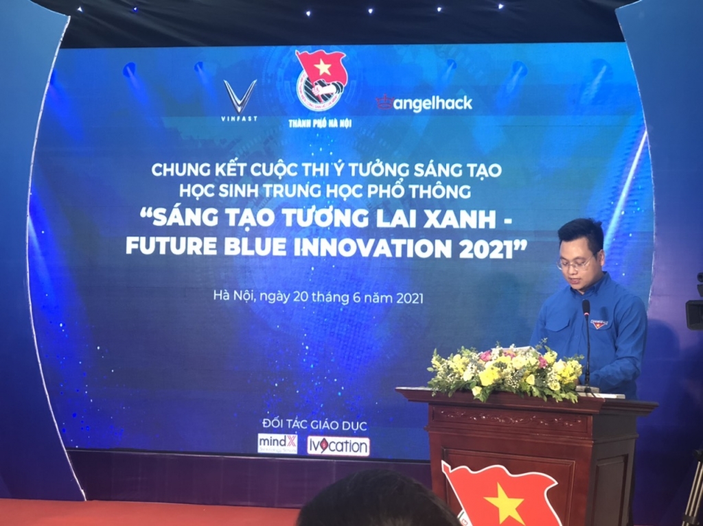 Đồng chí Nguyễn Quang Hưng phát biểu tại cuộc thi