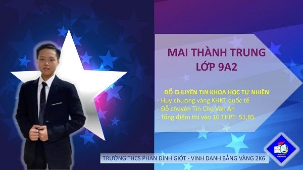 Thành tích đáng tự hào của thầy và trò trường THCS Phan Đình Giót
