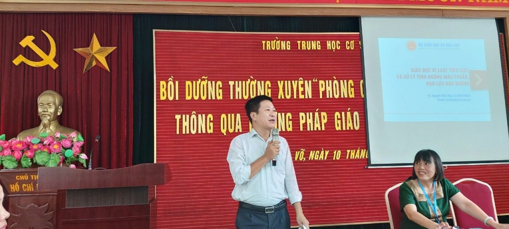 Tiến sĩ Nguyễn Nho Huy bàn về vấn đề giáo dục kỷ luật tích cực và xử lý tình huống mâu thuẫn