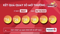 Kết quả xổ số Vietlott ngày 4/10: Giải Mega liên tiếp có người trúng thưởng