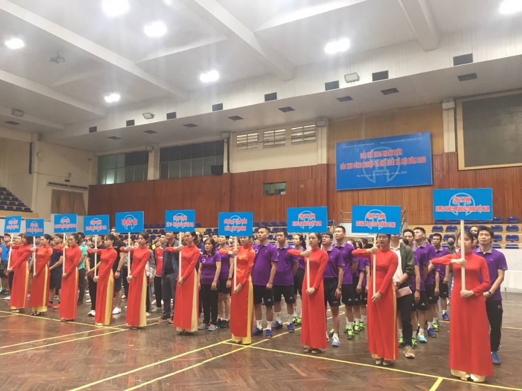 Khai mạc giải thể thao thanh niên các khu công nghiệp và chế xuất Hà Nội