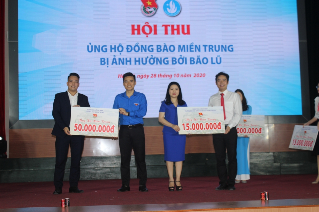 Hội thu ủng hộ đồng bào miền Trung 