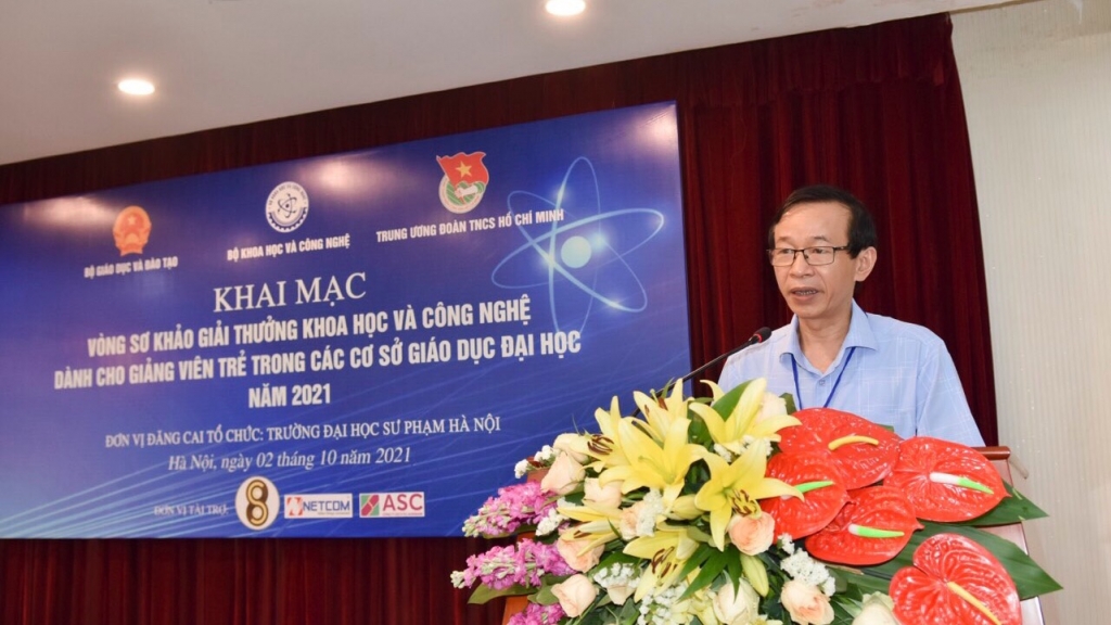 GS. TS. Nguyễn Văn Minh - Hiệu trưởng trường Đại học Sư phạm Hà Nội  tại chương trình