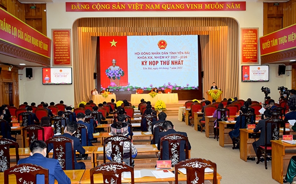 Kỳ họp thứ nhất HĐND tỉnh Yên Bái khóa XIX, nhiệm kỳ 2021 - 2026