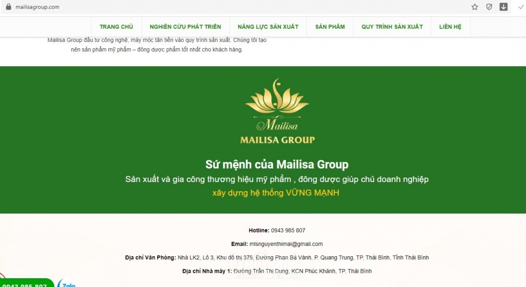 “Mailisagroup.com” bỗng “bay màu” sau phản ánh của Báo Tuổi trẻ Thủ đô