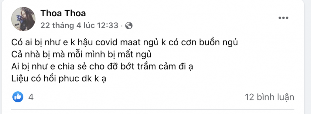 Bạn trẻ chia sẻ về di chứng hậu COVID