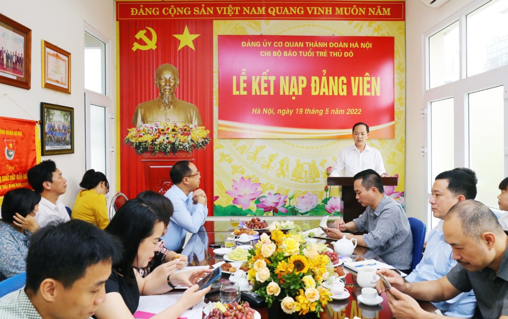 Phó Bí thư Đảng uỷ Cơ quan Thành đoàn Hà Nội Nguyễn Đức Tuấn