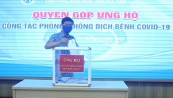 Cán bộ, giảng viên trường Đại học Mở Hà Nội ủng hộ Quỹ phòng, chống Covid-19