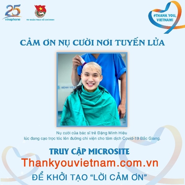 100.000 thông điệp “Thank you, Vietnam!” lan toả giá trị nhân văn