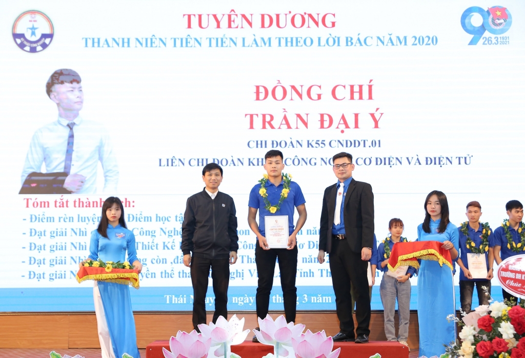 Trần Đại Ý được khen thưởng danh hiệu Thanh niên tiên tiến làm theo lời Bác