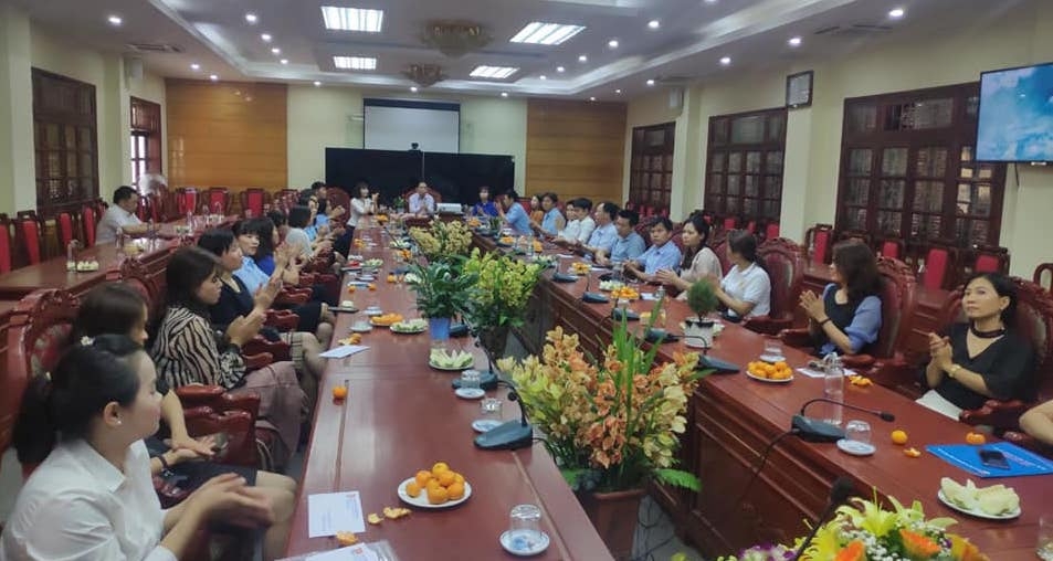 Các cán bộ Đoàn, Đội làm giáo viên tham gia chương trình