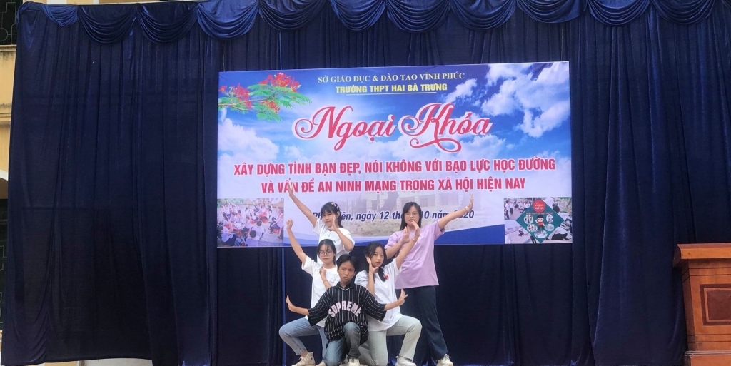 Ngoại khóa xây dựng tình bạn đẹp, nói không với bạo lực học đường và vấn đề an ninh mạng xã hội hiện nay