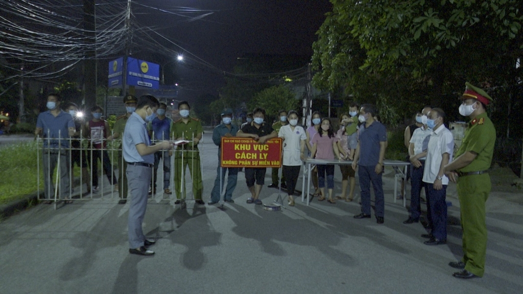 UBND thành phố đọc lệnh gỡ bỏ phong tỏa và cách ly một phần Khu đô thị Đồng Sơn xung quanh Quán Bar Sunny