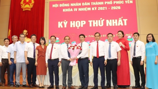 Vĩnh Phúc: 100 % phiếu tín nhiệm bầu đồng chí Phan Tiến Dũng làm Chủ tịch UBND thành phố Phúc Yên
