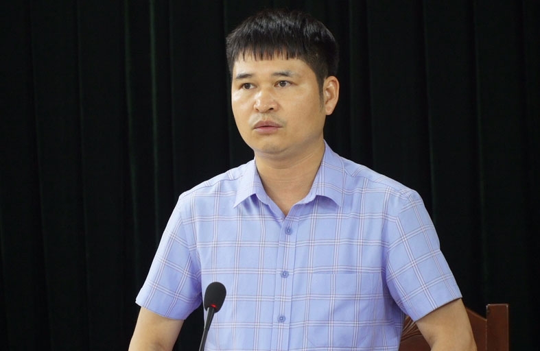 Đ/c Hà Thái Dương - HUV, Phó Chủ tịch HĐND huyện triển khai phương án chuẩn bị cưỡng chế thu hồi đất Cụm công nghiệp Đồng Văn