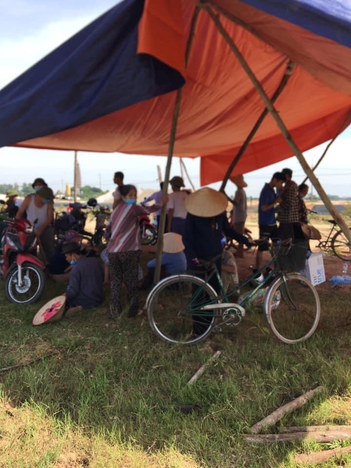 Người dân không lên dựng lều bạt, tụ tập đông người dự án Cụm công nghiệp làng nghề Minh Phương