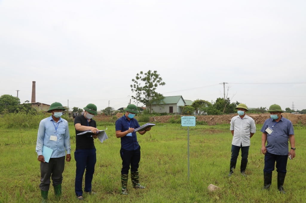 Sẽ tiến hành cưỡng chế 16 hộ dự án Cụm công nghiệp làng nghề Minh Phương vào cuối tháng 7