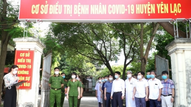 Vĩnh Phúc: Huyện Yên Lạc thành lập cơ sở điều trị bệnh nhân Covid-19
