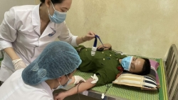 Vĩnh Phúc: 4 chiến sĩ Công an huyện Tam Đảo hiến máu cứu đối tượng "đặc biệt"