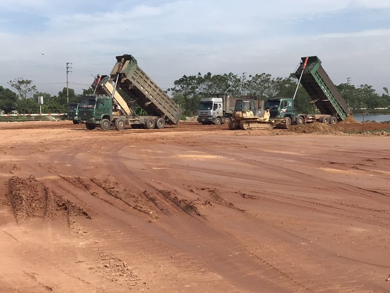 Cưỡng chế thu hồi đất đối với hộ ông Vũ Văn Rổ - Cầm thực hiện dự án Khu đô thị mới Nam Vĩnh Yên