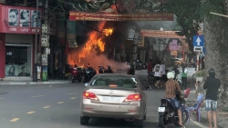 Vĩnh Phúc: Nhiều cửa hàng cháy rụi nghi do có người cố ý phóng hỏa