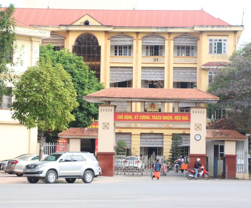 Trụ sở Công an thành phố Vĩnh Yên