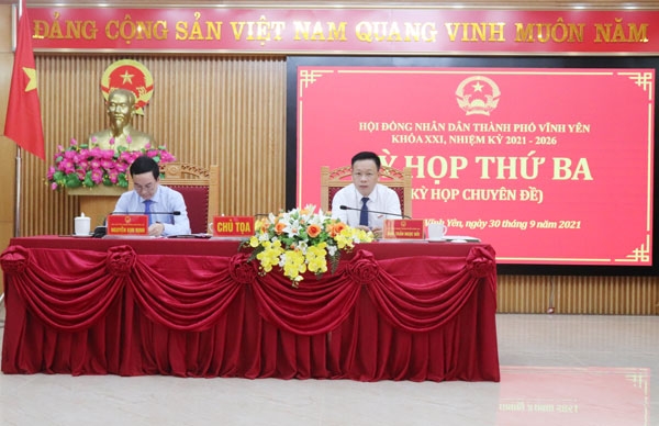 Thường trực HĐND thành phố chủ trị Kỳ họp