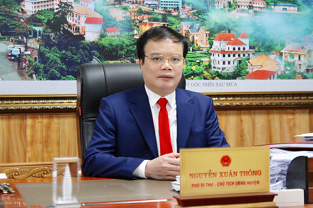 Ông Nguyễn Xuân Thông - Chủ tịch UBND huyện Yên Lạc.